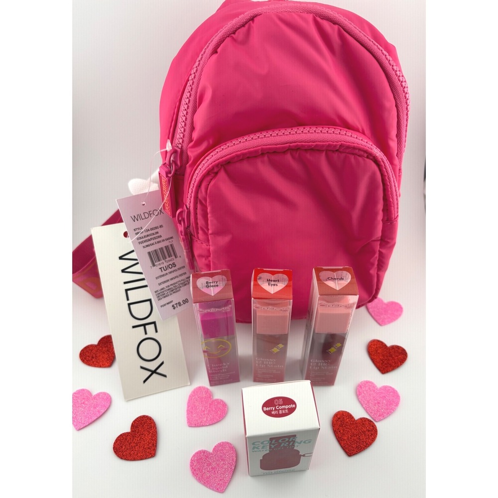 NWT WildFox Pink Sling Bag - Valentine gift! The Creme Shop cosmetics included.‎